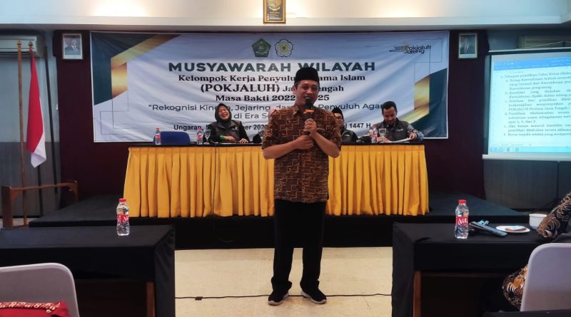 Dr. Mahsun Kembali Pimpin Pokjaluh Jawa Tengah Masa Khidmat 2025–2028
